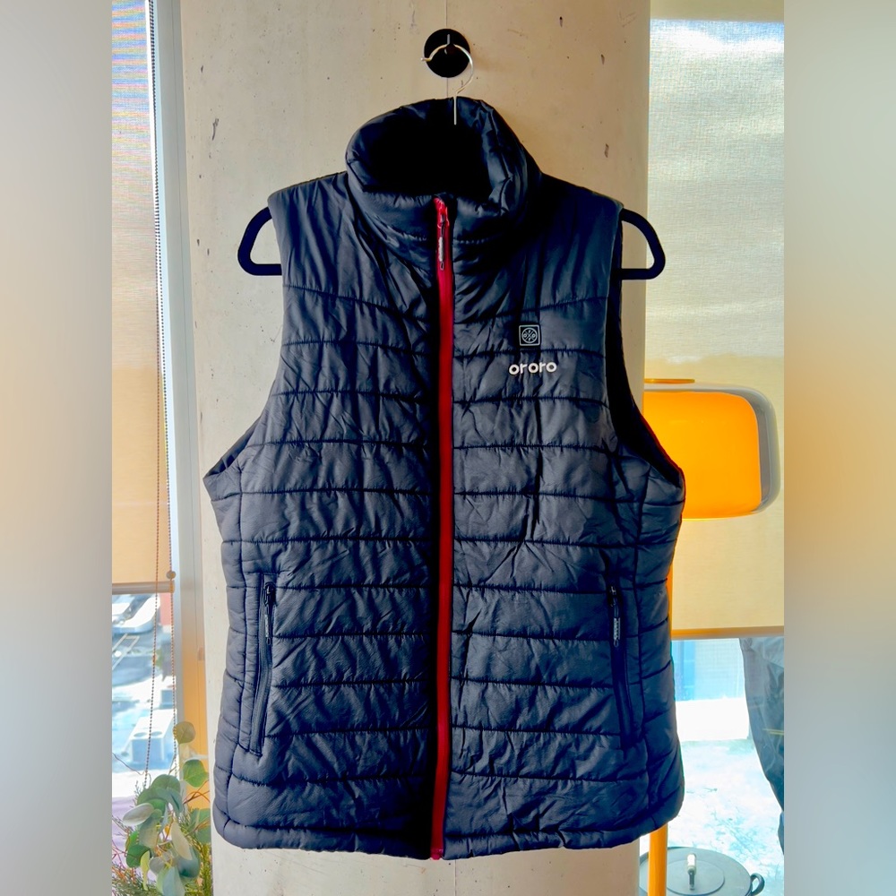 Ororo Women's Classic Heated Padded Vest - Black, Large